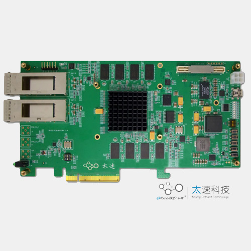 383-Dual-channel QSFP+ fiber PCIe card based on kintex UltraScale 